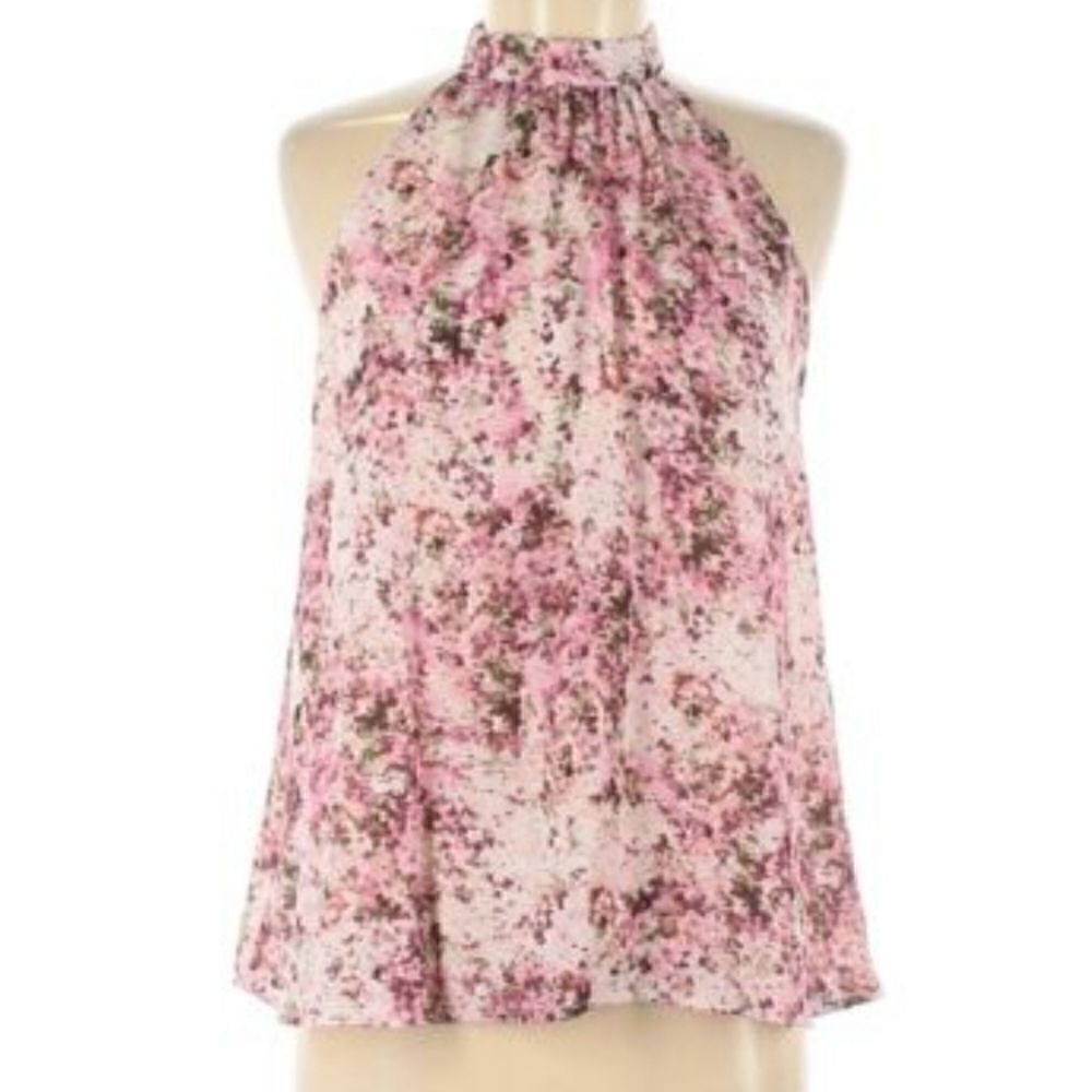 JUNE AND HUDSON FLORAL TANK BLOUSE